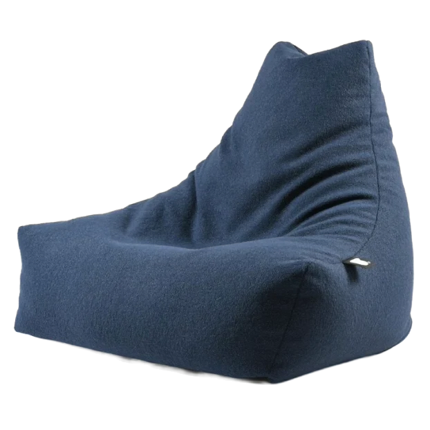 Pouf fauteuil Tiddy Chair bleu nuit